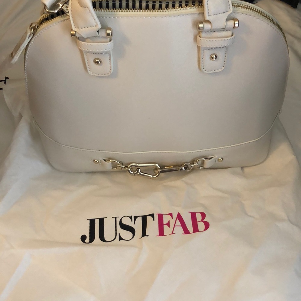 Bone white purse
